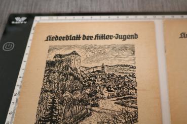 Preview: zwei Liederblätter der Hitler-Jugend